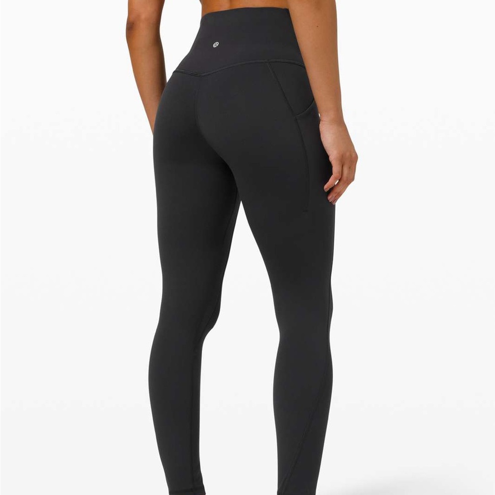 Lululemon Athletica Charcoal High-Rise Leggings